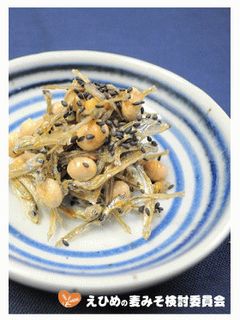 いりこと大豆の麦味噌飴がらめ-レシピのメイン写真