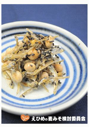 いりこと大豆の麦味噌飴がらめ-レシピのメイン写真