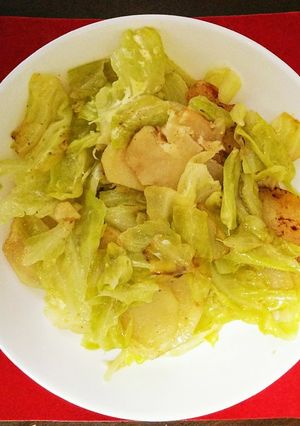 じゃがいもとキャベツのバタマヨ炒め-レシピのメイン写真