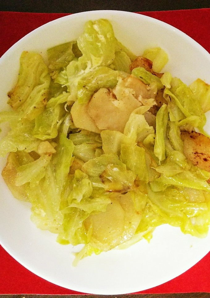 じゃがいもとキャベツのバタマヨ炒め-レシピのメイン写真