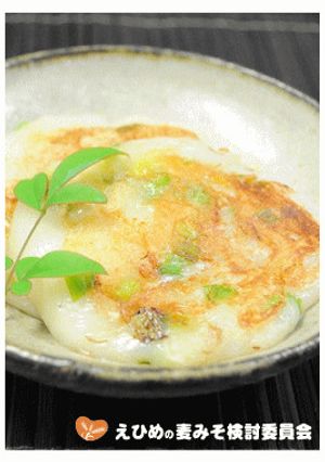 麦味噌ネギ餅-レシピのメイン写真
