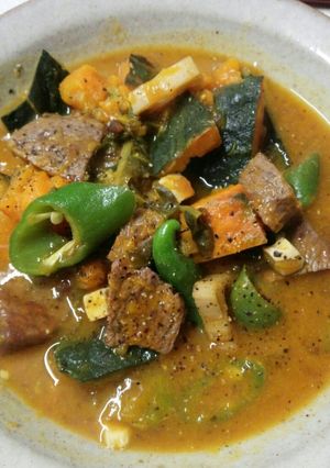 牛肉かぼちゃ煮（血管ダイエット1088）-レシピのメイン写真