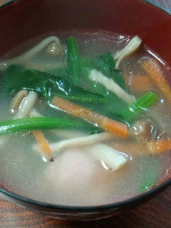 餅入り春雨スープ-レシピのメイン写真