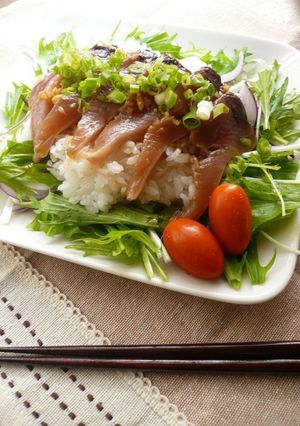 かつおの漬け丼✿カフェ風プレートごはん-レシピのメイン写真