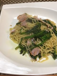 菜の花のイタリア風焼きそば-レシピのメイン写真