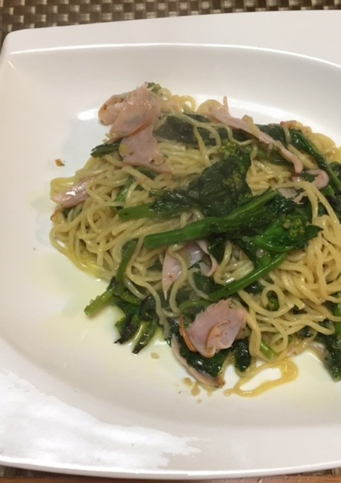 菜の花のイタリア風焼きそば-レシピのメイン写真