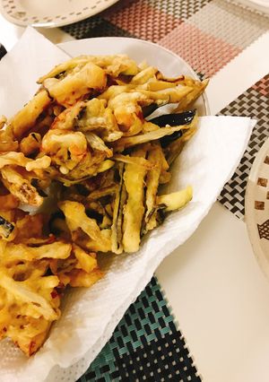 春のかき揚げ（ゴボウ、なす、ちくわ）-レシピのメイン写真