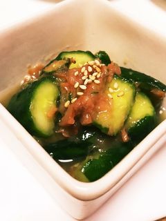 簡単*キュウリのたたき梅肉和え-レシピのメイン写真