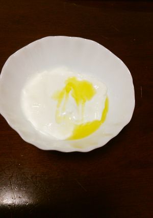 毎朝食べたい☆オリーブオイルヨーグルト♪-レシピのメイン写真