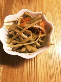 ピリ辛 めちゃ旨きんぴら(*´-`)-レシピのメイン写真