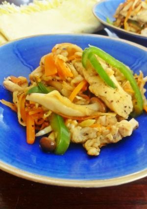 チキンと切り干し大根の中華風ホットサラダ-レシピのメイン写真