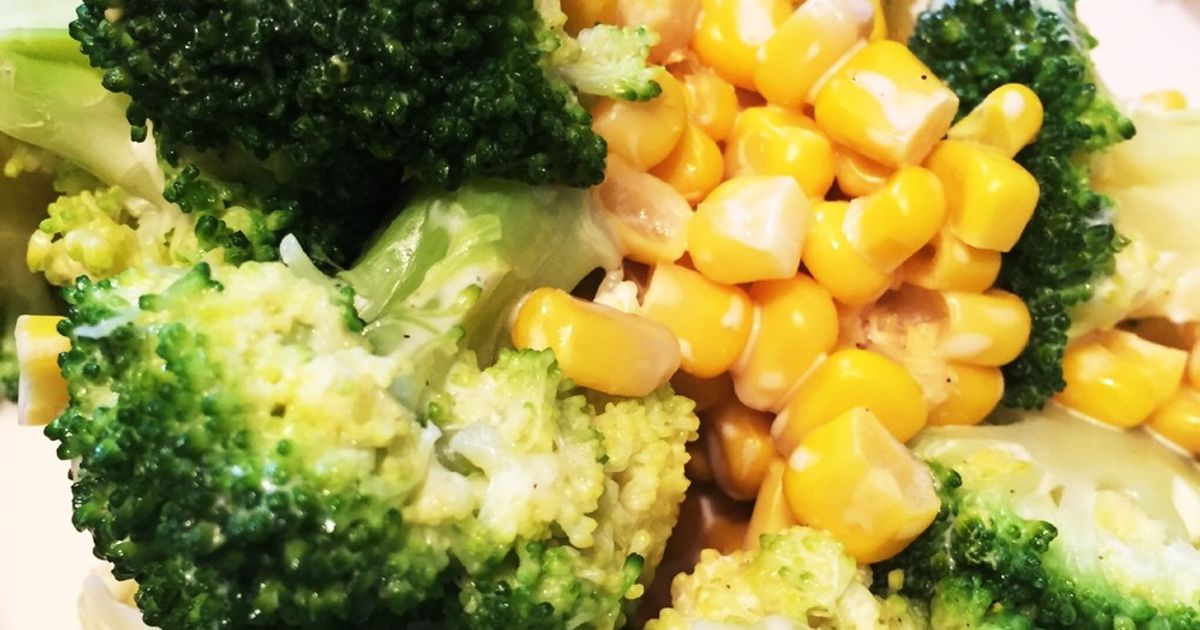  卵 ブロッコリー とうもろこし アスパラガス 玉ねぎ トマト アスパラとコーンのサラダ??? by sweetmotti 【クックパッド】 簡単