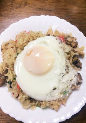 豚肉とキノコの甘味噌焼飯-レシピのメイン写真