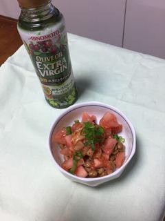 納豆のキムチトマト和え-レシピのメイン写真