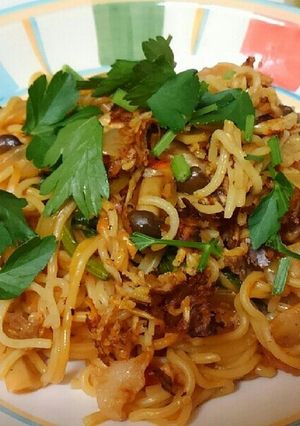 セロリとトマトの塩焼きそば-レシピのメイン写真