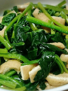 ほうれん草と油揚げの煮浸し-レシピのメイン写真