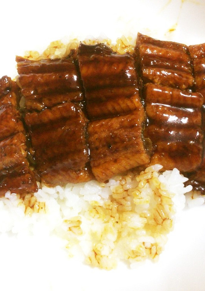 超楽々 うな丼を冷凍蒲焼きで作ります。-レシピのメイン写真