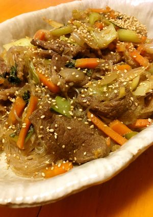みりんの甘さが美味しい韓国チャプチェ-レシピのメイン写真