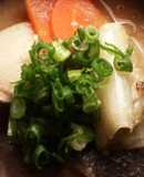 天然ぶりアラの粕汁（竹泉の酒粕）!!