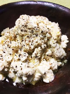 オリーブオイルで洋風崩し豆腐-レシピのメイン写真