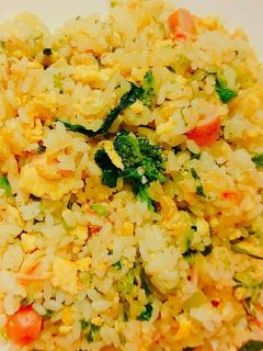 菜の花の焼き飯-レシピのメイン写真