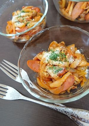 給料日前を救済♪野菜ナポリタン-レシピのメイン写真