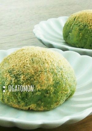 レンジで簡単☆小松菜でなんちゃって草餅-レシピのメイン写真