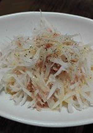 火・包丁なし！パパッとおしゃれ大根サラダ-レシピのメイン写真