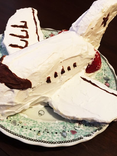 飛行機ケーキ-レシピのメイン写真