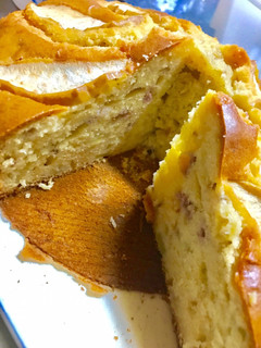 林檎と苺の丸いパウンドケーキ^ω^-レシピのメイン写真