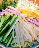 たっぷり野菜のヘルシー冷やし中華