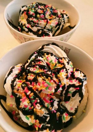 生クリームバナナチョコ・チョコスプレー付-レシピのメイン写真