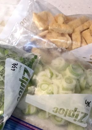 調理時短♡ 野菜冷凍保存 味噌汁などに♬-レシピのメイン写真