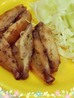 つけて焼くだけ♪手羽中マジックソルト☆-レシピのメイン写真