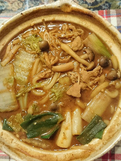 味噌煮込みうどん鍋☆簡単豚肉バージョン♪-レシピのメイン写真