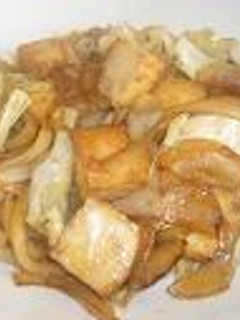 厚揚げとキャベタマ焼きうどん-レシピのメイン写真