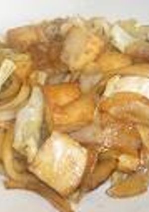 厚揚げとキャベタマ焼きうどん-レシピのメイン写真