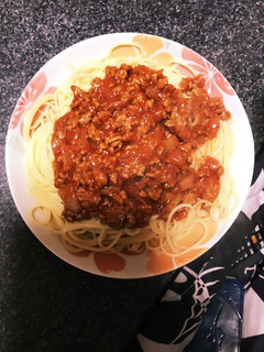 簡単ミートソースパスタ-レシピのメイン写真