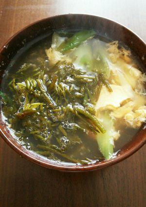 粉末うどんスープであかもく玉子スープ-レシピのメイン写真