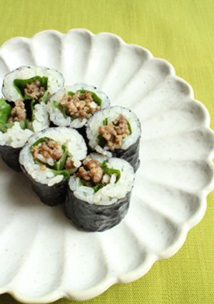 大葉肉みその細巻-レシピのメイン写真