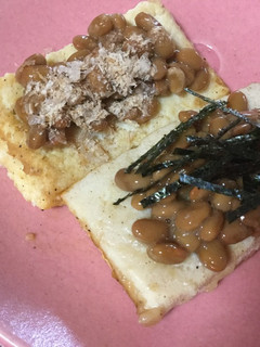 手づくり高野豆腐の納豆のせ-レシピのメイン写真