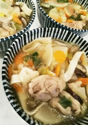 野菜たっぷりうどん-レシピのメイン写真