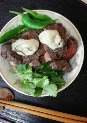 牡蠣ステーキ丼（血管ダイエット1090）-レシピのメイン写真