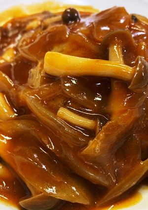 煮込みハンバーグ-レシピのメイン写真