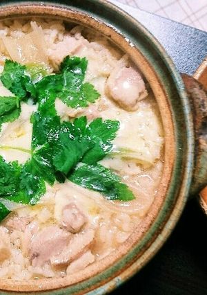 鶏肉チーズリゾット-レシピのメイン写真