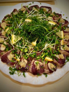 お薬味沢山な鰹のたたき-レシピのメイン写真