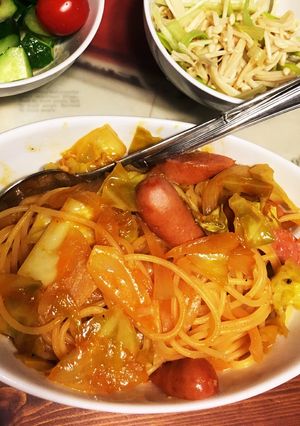 さらさらナポリタン-レシピのメイン写真