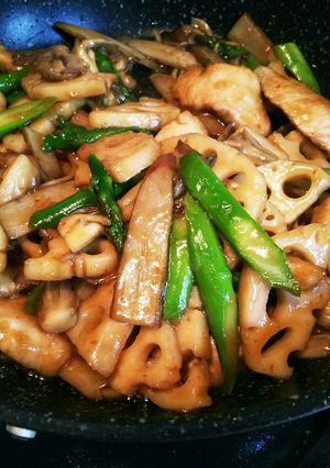 根菜と鶏胸肉のオイスターソース炒め-レシピのメイン写真