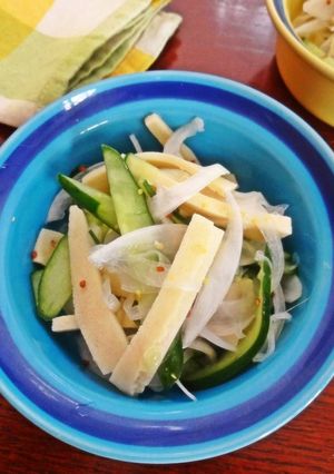高野豆腐と新玉ねぎの洋風酢の物-レシピのメイン写真