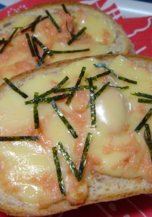 明太マヨチートースト-レシピのメイン写真